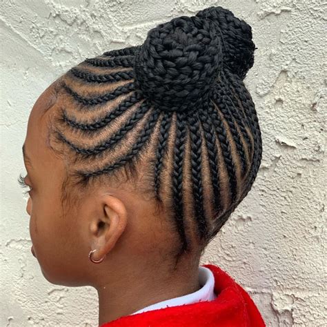 black hair braided up in a bun|braided buns black girl.